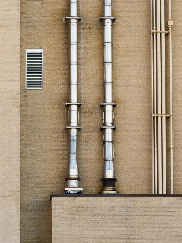 Conduit de chaudière, photographie d’illustration